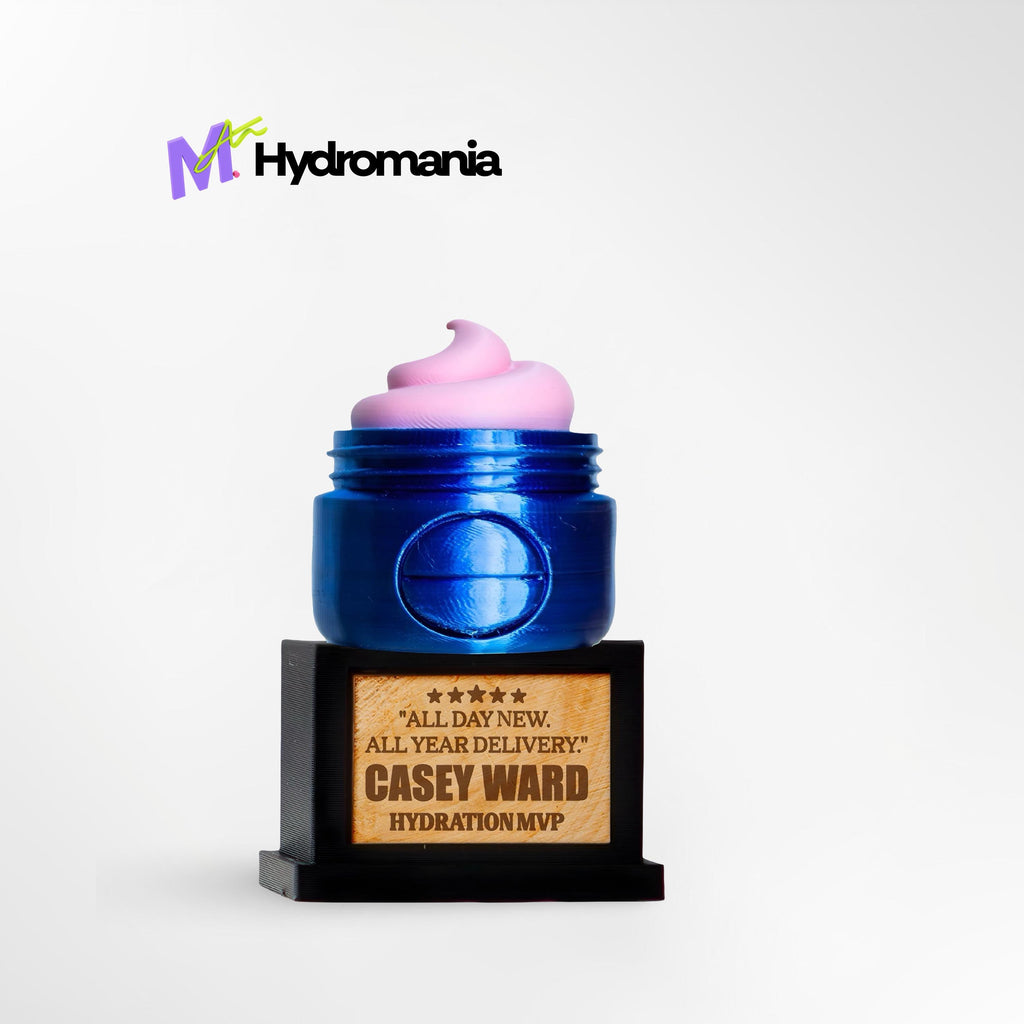 Custom Hydromania Trophy - Front View of Hydration Hero Award