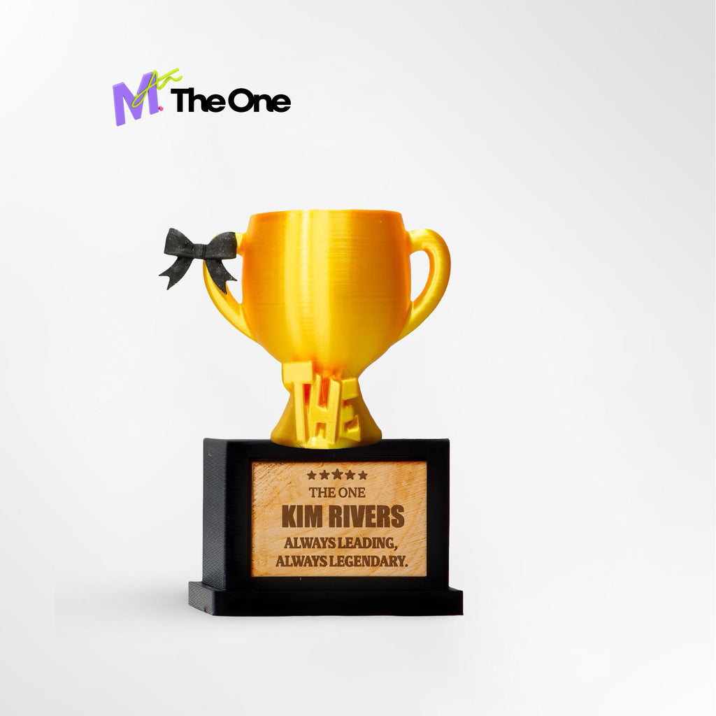 Custom The Trophy - Front View of Ultimate Achievement Award